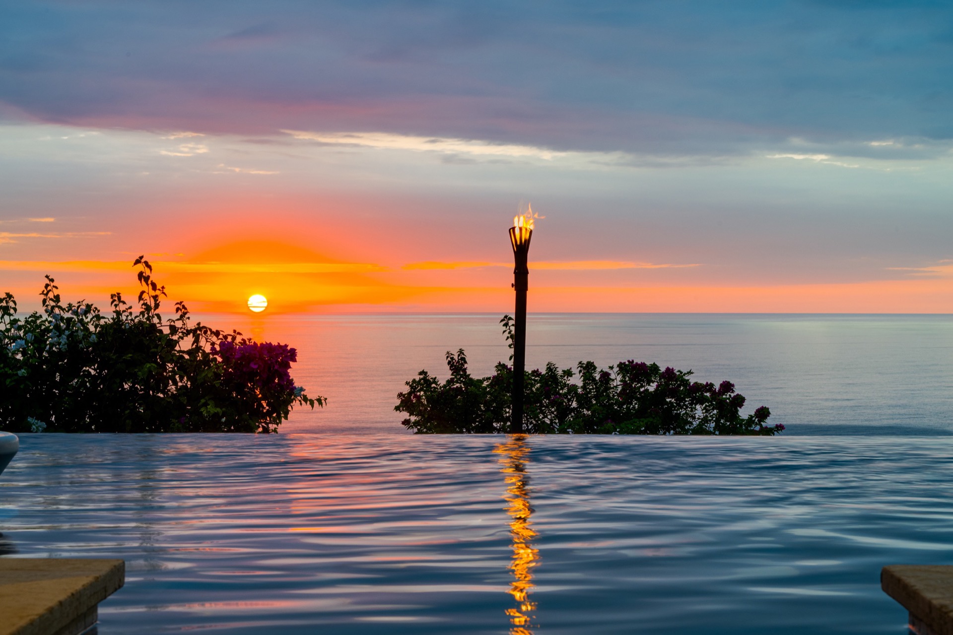 Pool — Sunset